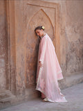 Pink Mahnur  Nilofer Luxury Lawn'26 Embroidered Unstitched 3-Piece Suit-NL-01