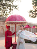 Off-white Mahnur  Nilofer Luxury Lawn'26 Embroidered Unstitched 3-Piece Suit-NL-02