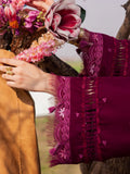 Magenta Parishay Dil e Raqsam Lawn'26 Embroidered Unstitched 3-Piece Suit-DR-07