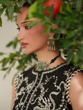 Black Binilyas Jojo Summer'26 Lawn Embroidered Unstitched 3-Piece Suit-762