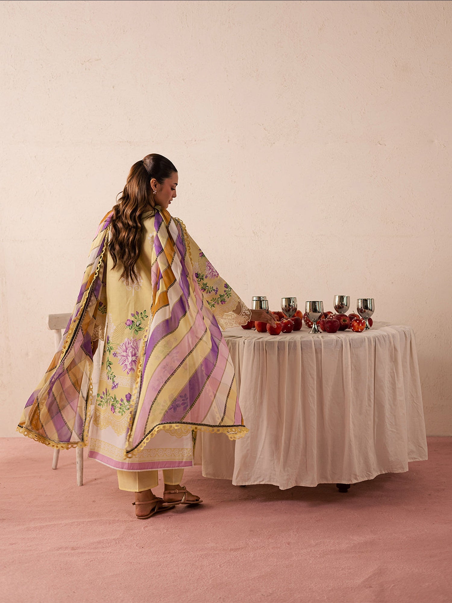 Lemon Mahnur Jahaan Lawn'26 Embroidered Unstitched 3-Piece Suit-MJ-07