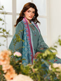 Blue Parishay Marbella Summer Lawn‘26 Embroidered Unstitched 3-Piece Suit-MB-11