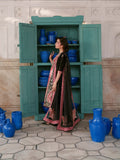 Black Pink Mahnur Nilofer Luxury Lawn'26 Embroidered Unstitched 3-Piece Suit-NL-12