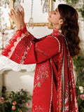 Red Parishay Marbella Summer Lawn‘26 Embroidered Unstitched 3-Piece Suit-MB-02