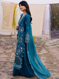 Blue Parishay Dil e Raqsam Lawn'26 Embroidered Unstitched 3-Piece Suit-DR-08