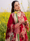 Maroon Parishay Dil e Raqsam Lawn'26 Embroidered Unstitched 3-Piece Suit-DQ-10