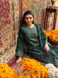 Mahnur Satrangi Lawn'26 Embroidered Unstitched 3-Piece Suit-ST-08 Green