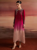 Pink Peach Allure By IH Full Circle Tussel Silk Embellished Stitched 3-Piece Suit-Balance