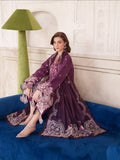 Purple Mahnur Nilofer Luxury Lawn'26 Embroidered Unstitched 3-Piece Suit-NL-10