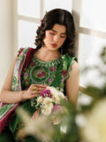 Green Parishay Marbella Summer Lawn‘26 Embroidered Unstitched 3-Piece Suit-MB-04