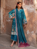 Blue Binilyas Suroor Lawn'26 Embroidered Unstitched 3-Piece Suit-243-B