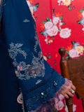 Blue Parishay Dil e Raqsam Lawn'26 Embroidered Unstitched 3-Piece Suit-DQ-12