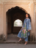 Blue Binilyas Suroor Lawn'26 Embroidered Unstitched 3-Piece Suit-242-B