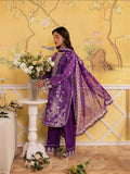 Purple Mahnur Jahaan Lawn'26 Embroidered Unstitched 3-Piece Suit-MJ-03