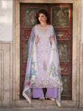 Lilac Mahnur Nilofer Luxury Lawn'26 Embroidered Unstitched 3-Piece Suit-NL-05