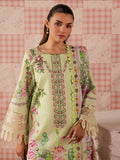 Pistachio Mahnur Afsana Lawn'26 Embroidered Unstitched 3-Piece Suit-AL-01