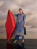 Mahnur Afsana Lawn'26 Embroidered Unstitched 3-Piece Suit-AL-04-Blue