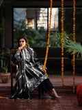 Black Mahnur Satrangi Lawn '26 Embroidered Unstitched 3-Piece Suit-ST-01