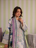 Ivory-Mahnur Afsana Lawn'26 Embroidered Unstitched 3-Piece Suit-AL-07