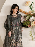 Grey Parishay Marbella Summer Lawn‘26 Embroidered Unstitched 3-Piece Suit-MB-14