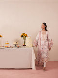 Pink Mahnur Jahaan Lawn'26 Embroidered Stitched 3-Piece Suit-MJ-02