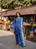 Blue Binilyas Suroor Lawn'26 Embroidered Unstitched 3-Piece Suit-244-B