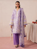 Lilac Mahnur Jahaan Lawn'26 Embroidered Stitched 3-Piece Suit-MJ-10