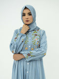 Kachy Dhaagy Dhanak Embroidered Maxi