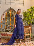 Ruby's Couture Poshak Organza Embellished Stitched 3-Piece Suit-Roshanara