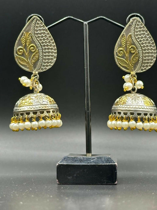 H&A Jewellery Oxidized Jhumka