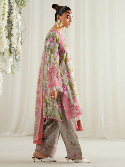 Binilyas Eres Bonita Viscose Embroidered Stitched 3-Piece Suit-1103-B