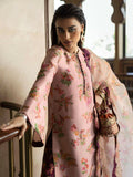 Hussain Rehar Basic Not Basic V Raw Silk Embellished Stitched 3-Piece Suit-Damask
