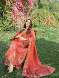 Panache Apparel Serenity Lawn Embroidered Stitched Suit-Spiced