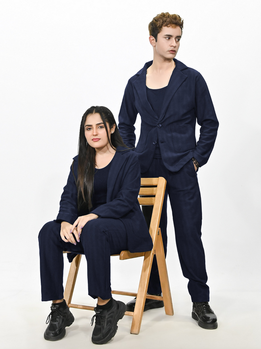 Jupiter Celebrity Self Textured Casual Pant Coat-14865