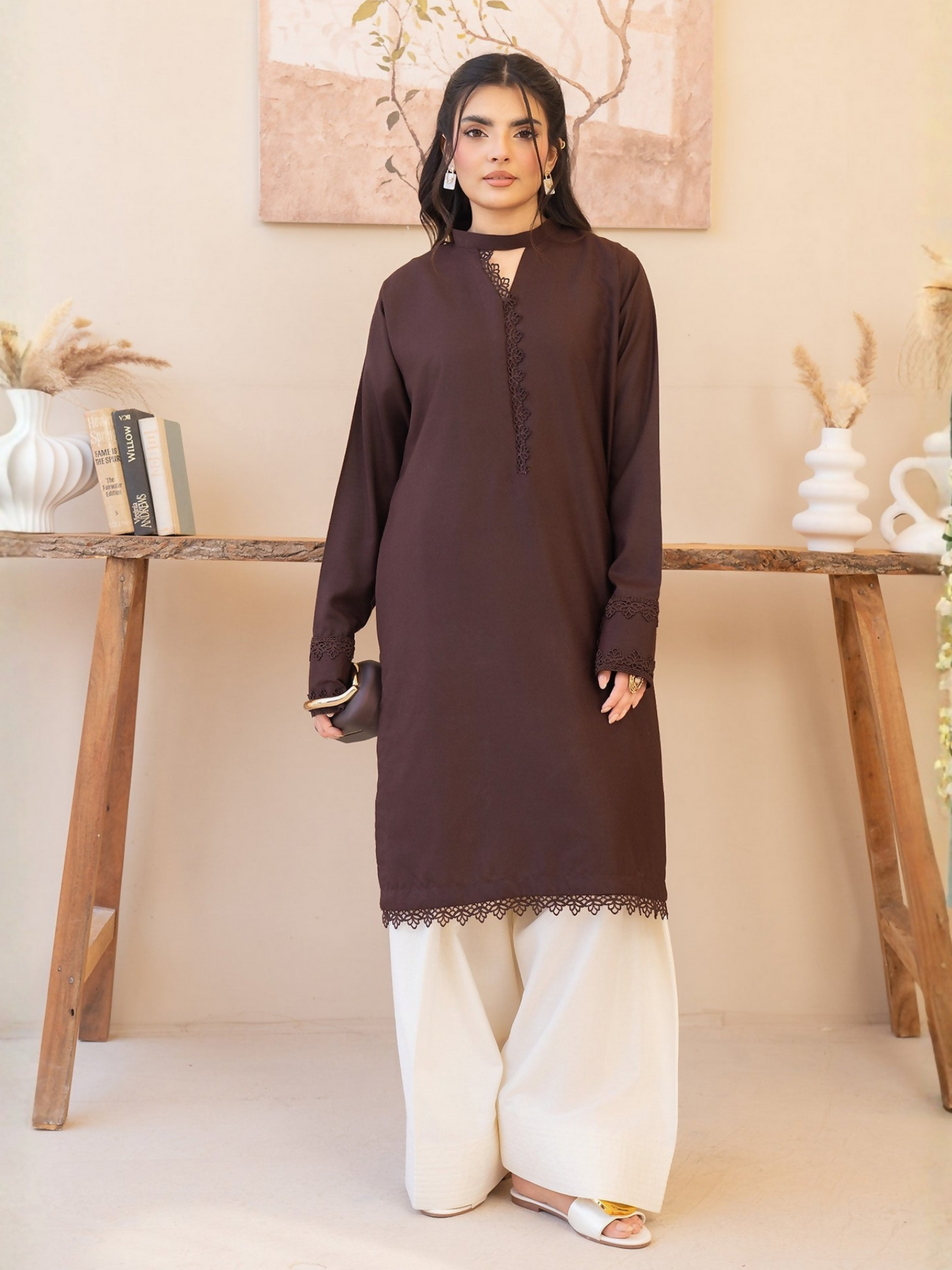 Mannat Clothing Winter Basics '25 Woolina Warm Stitched 2-Piece Suit-Lume