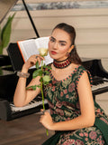 Hemstitch Chiffon Embroidered Stitched 3-Piece Suit-Jade