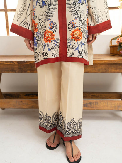 Panache Apparel Florise Lawn Printed Co-Ord Set-Rosyne