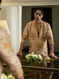 Hussain Rehar Basic Not Basic V Raw Silk Printed Stitched 2-Piece Suit-Wilow