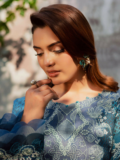 Parishay Rang e Sarma Khaddar Embroidered Stitched 3-Piece Suit-SAR-01