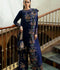 Hussain Rehar Basic Not Basic V Raw Silk Embellished Stitched 3-Piece Suit-Nocturne