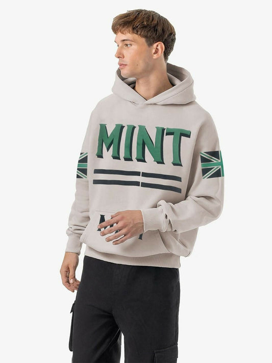 Jupiter Heavy GSM Mint Puff Printed Oversized Hoodie-14858