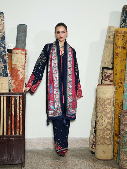 Jugnu by Hussain Rehar Karandi AW 25 - Edit III Embroidered Unstitched 3-Piece Suit-Firo