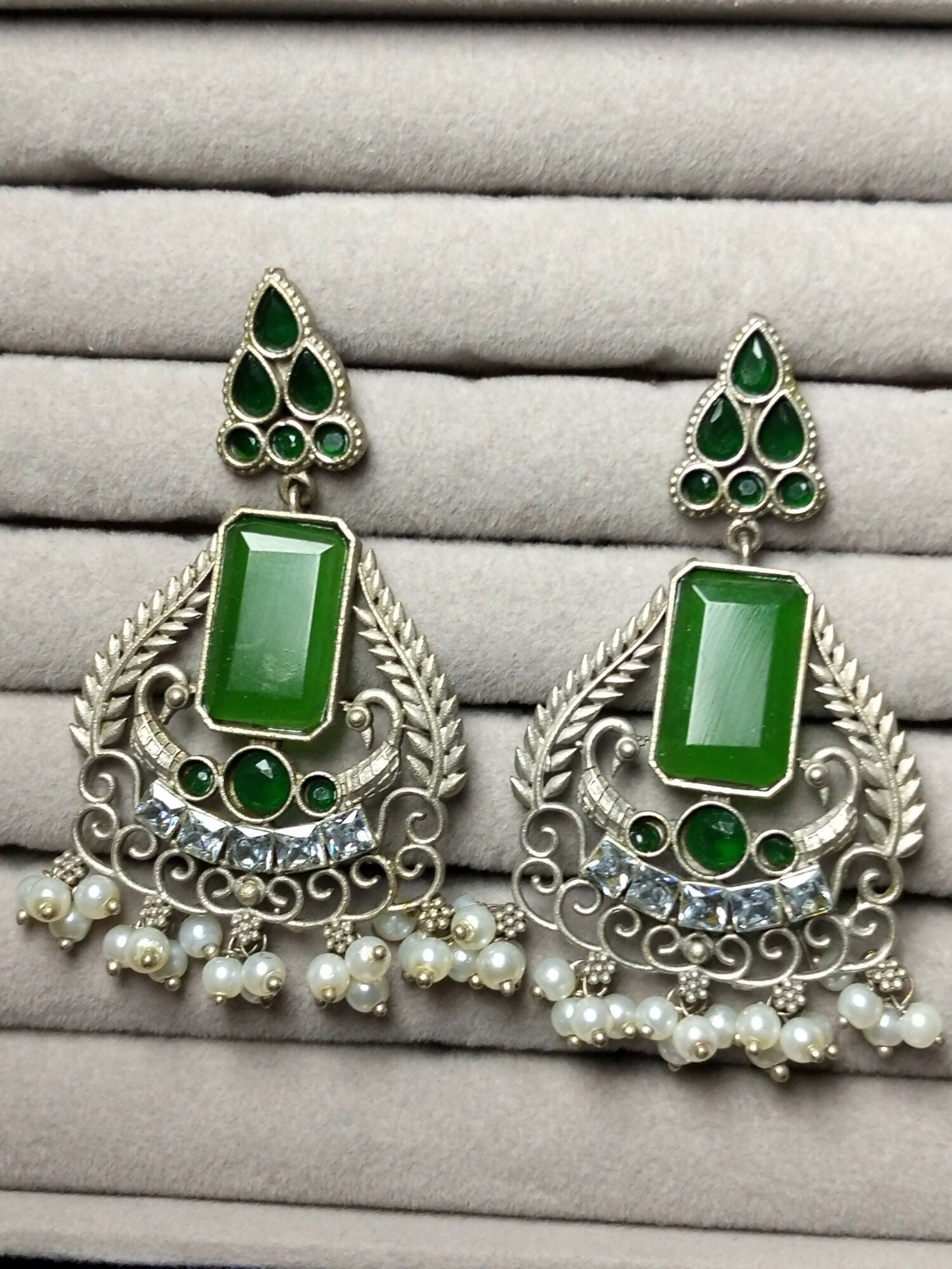 H&A Jewellery Oxidized Brass Handmade Earrings