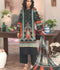 Cross Sketch Lawn Printed Unstitched 2-Piece Suit-Hoorain