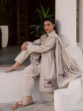 Mannat Clothing Laila Winter Pret '25 Karandi Embroidered Stitched Suit-Pine