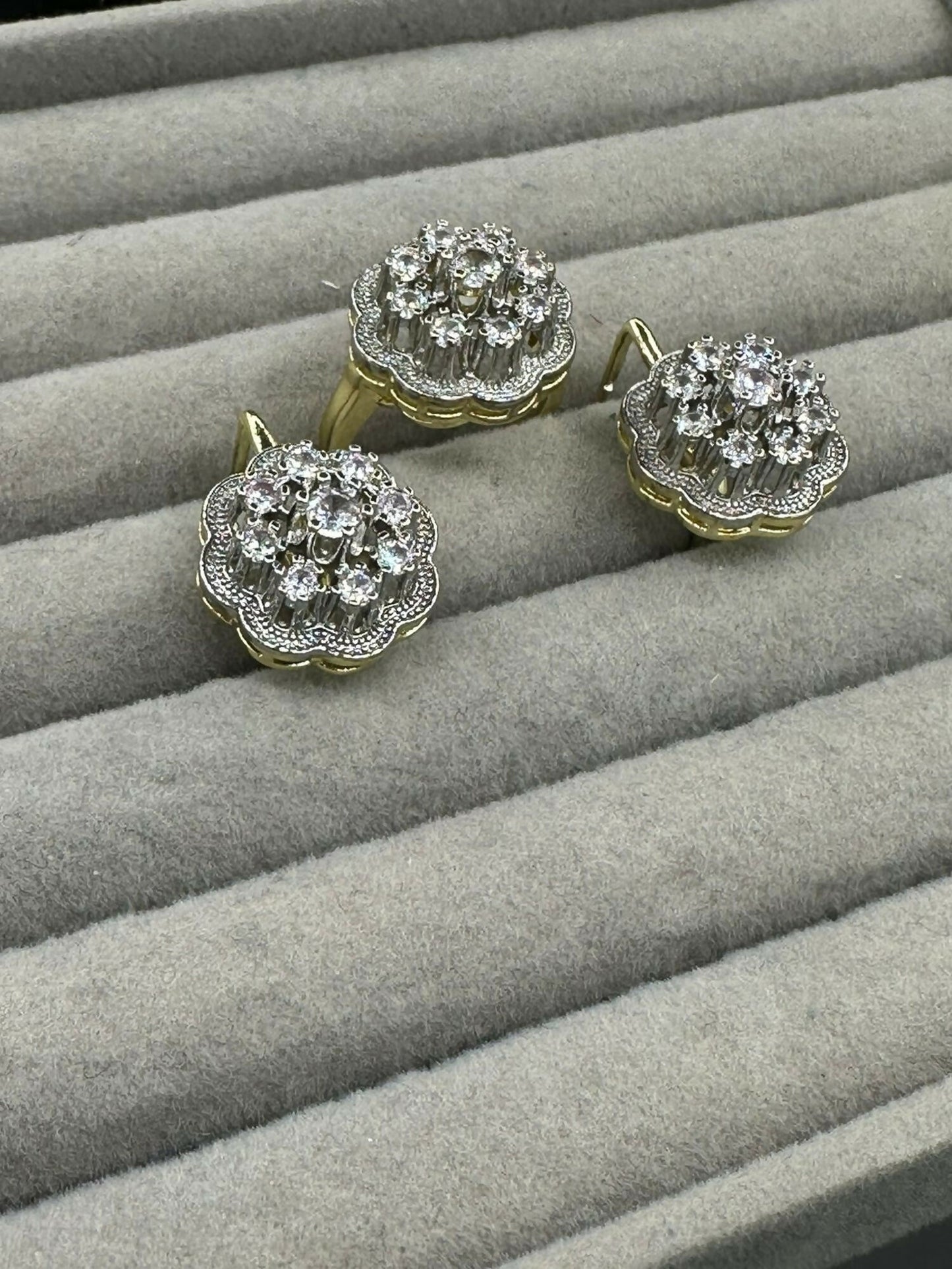 H&A Jewellery Earrings and Ring Set