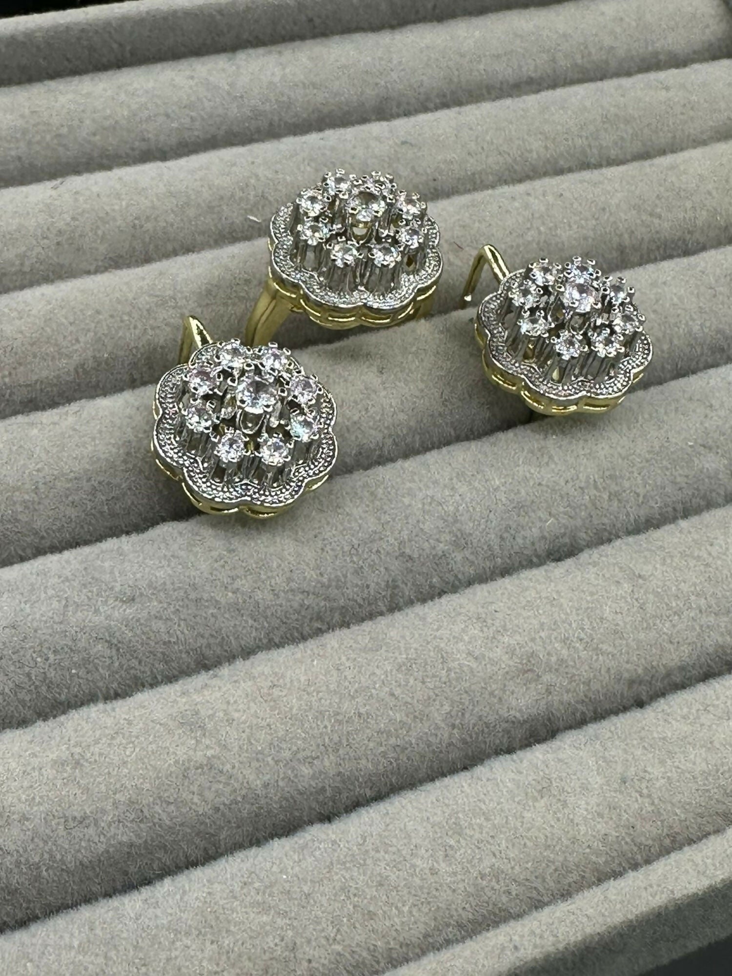 H&A Jewellery Earrings and Ring Set