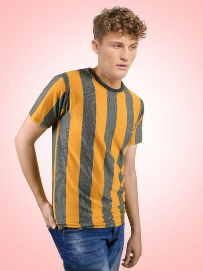 Funky’s Dyed Yarn Designer Stripe Vogue Tee-10073