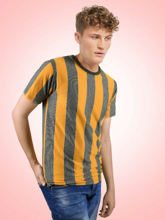 Funky’s Dyed Yarn Designer Stripe Vogue Tee-10073