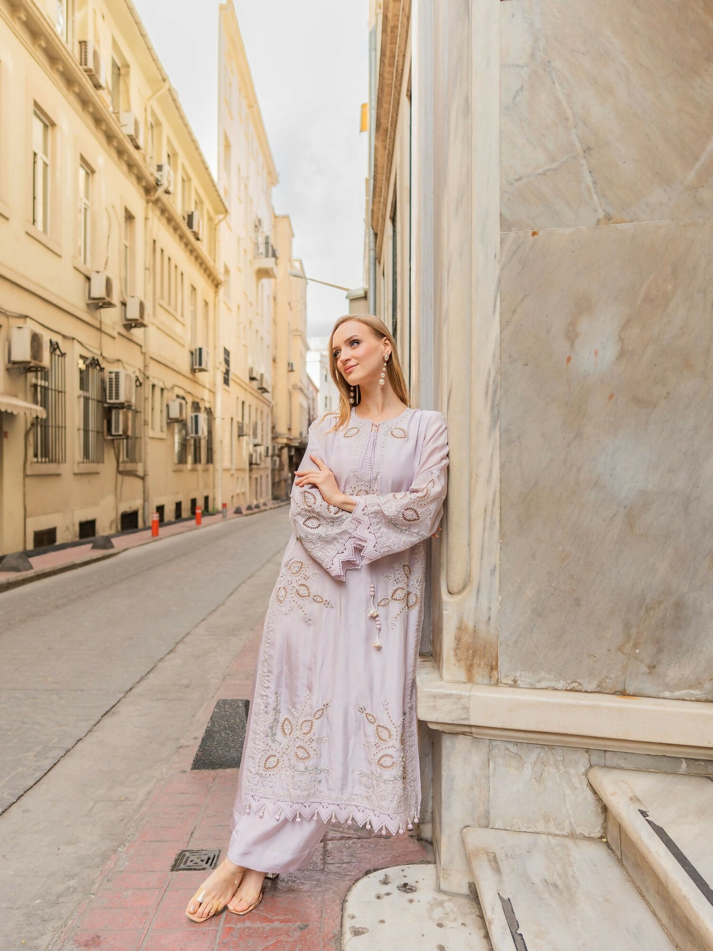 Farooq Hameed Studio EiD Collection'26 Pure Silk Embroidered Stitched 3-Piece Suit-Alia